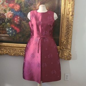 Rickie Freeman for Teri Jon Sleeveless Dress with Beaded Detail